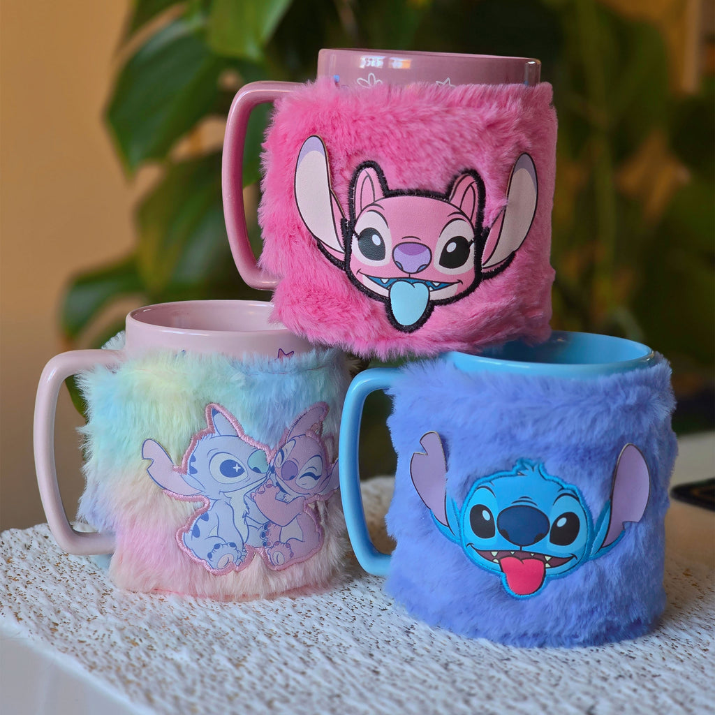 Image produit Lilo & Stitch - Mug Angel avec housse en peluche