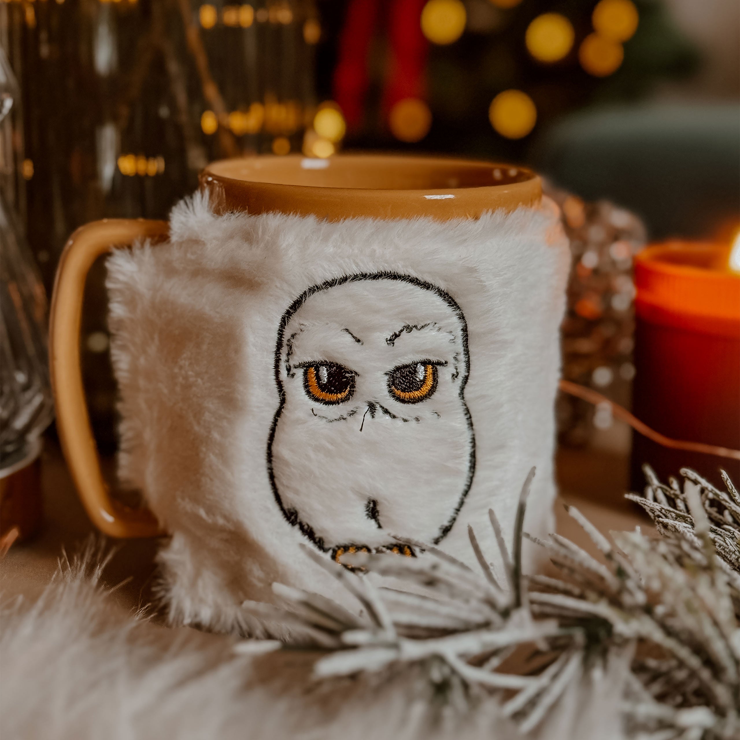 Image produit Mug Hedwige avec housse en peluche - Harry Potter