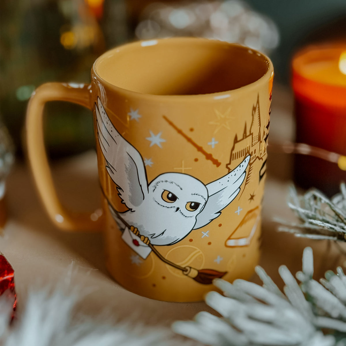 Image produit Mug Hedwige avec housse en peluche - Harry Potter