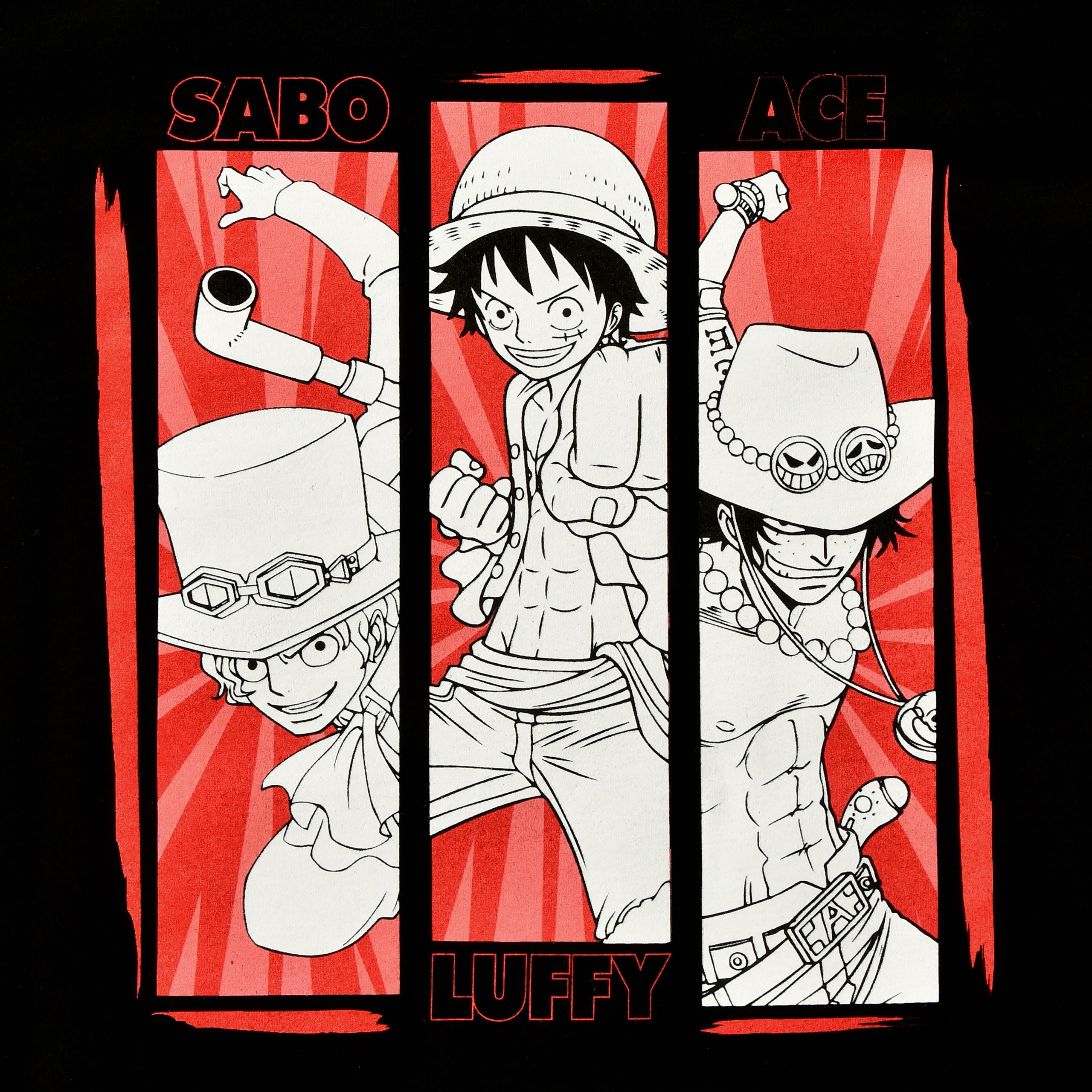 Image produit One Piece - T-Shirt Équipage noir