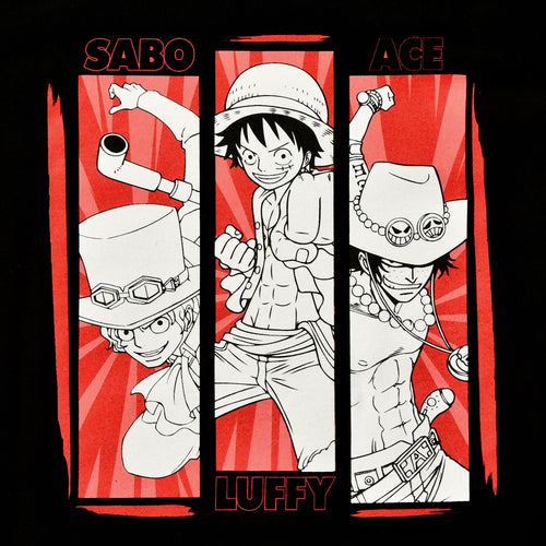 Image produit One Piece - T-Shirt Équipage noir