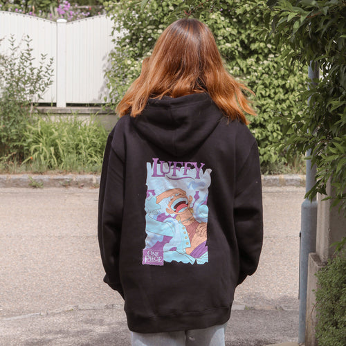 Image produit One Piece - Monkey D. Luffy Gear 5 Sweat à capuche noir