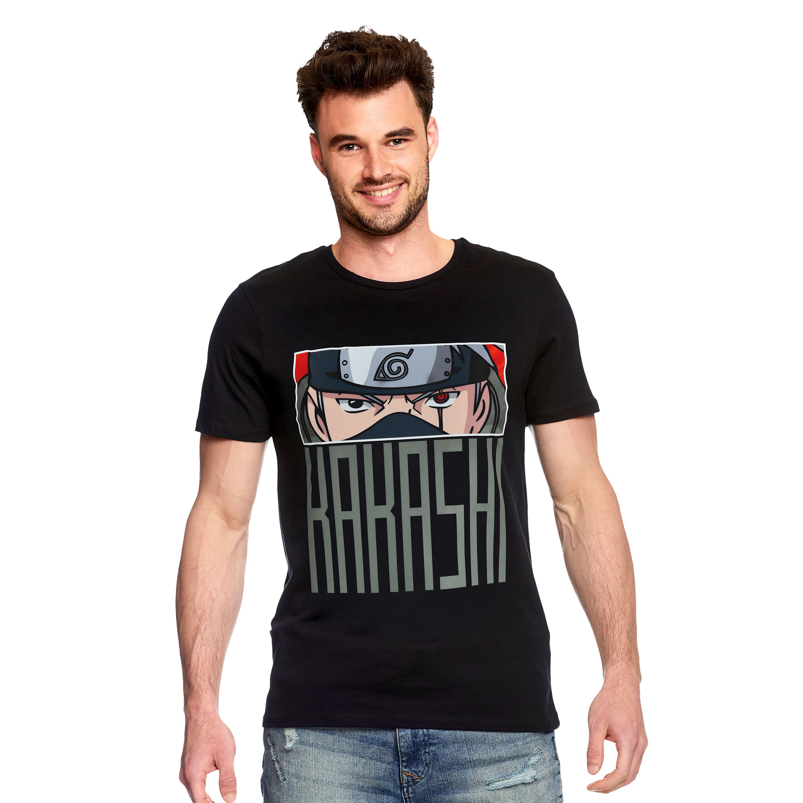Image produit Naruto - T-shirt Kakashi Eyes noir