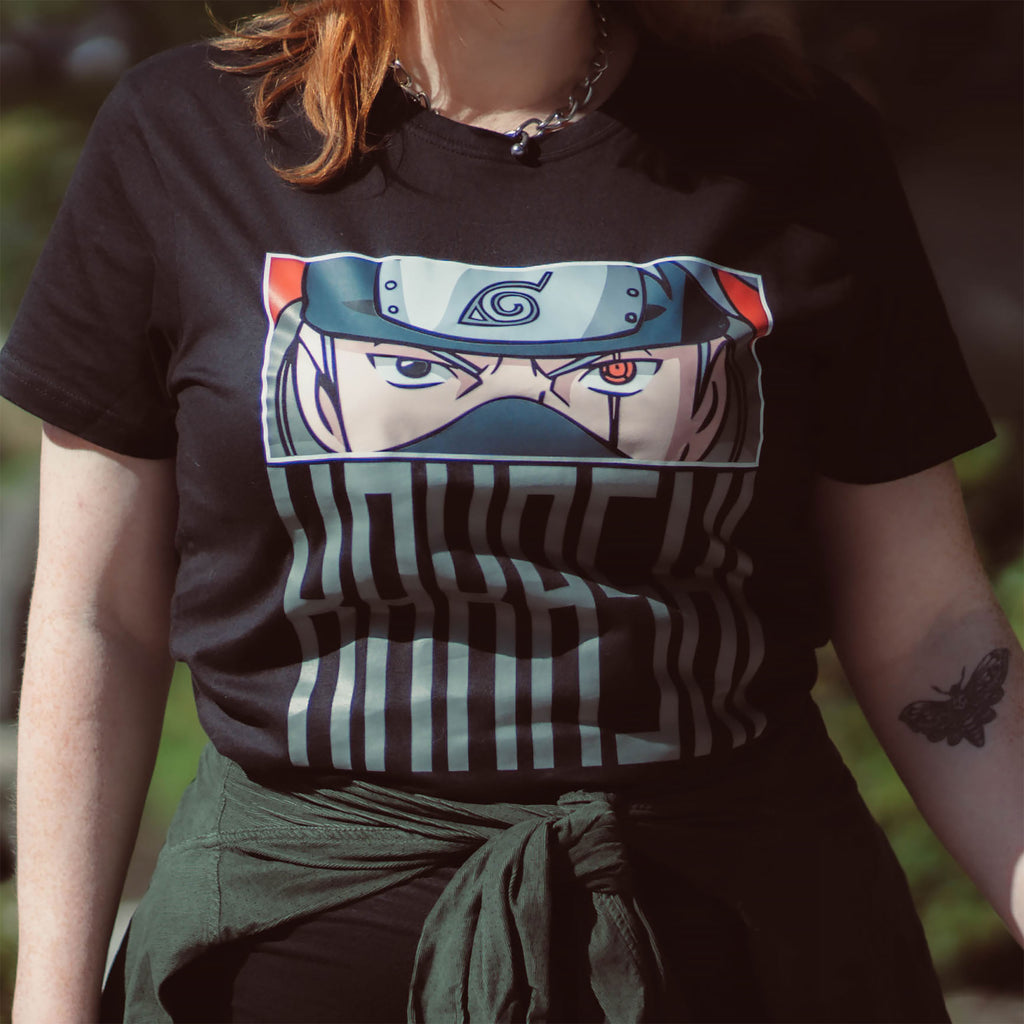 Image produit Naruto - T-shirt Kakashi Eyes noir