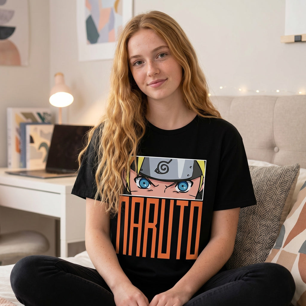 Image produit Naruto - Eyes T-Shirt noir