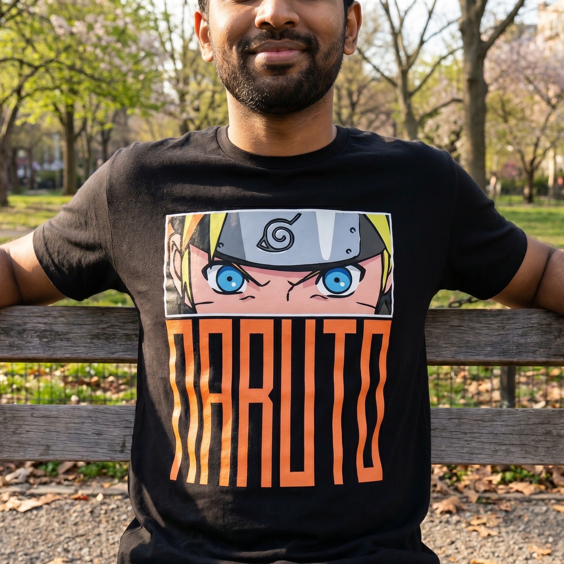Image produit Naruto - Eyes T-Shirt noir