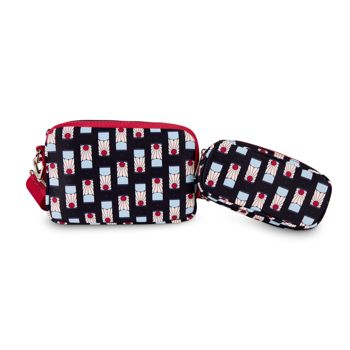 Image produit Demon Slayer - Sac bandoulière Hanafuda avec portefeuille