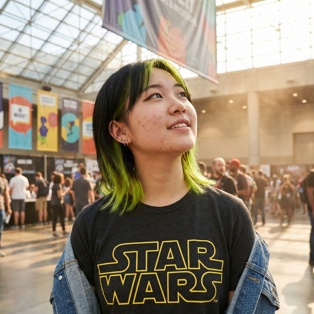 Image produit Star Wars - T-shirt Logo Gris