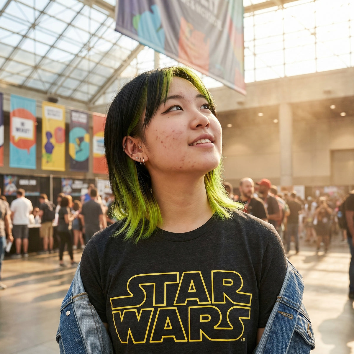 Image produit Star Wars - T-shirt Logo Gris
