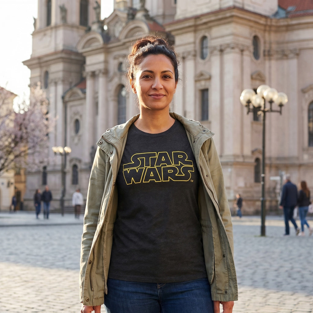 Image produit Star Wars - T-shirt Logo Gris