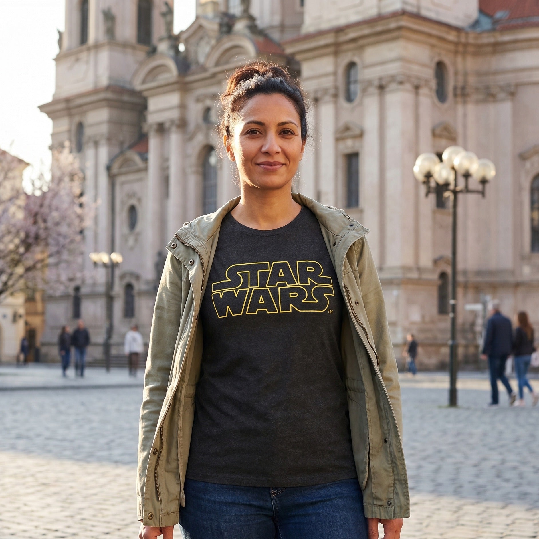 Image produit Star Wars - T-shirt Logo Gris