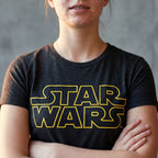 Image produit Star Wars - T-shirt Logo Gris