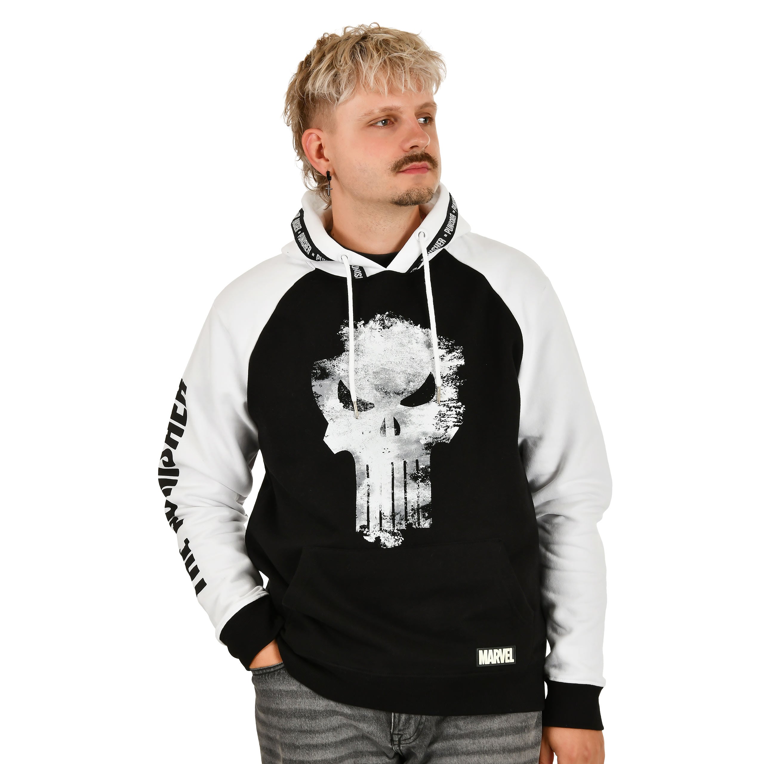 Image produit Punisher - Sweat à capuche logo noir