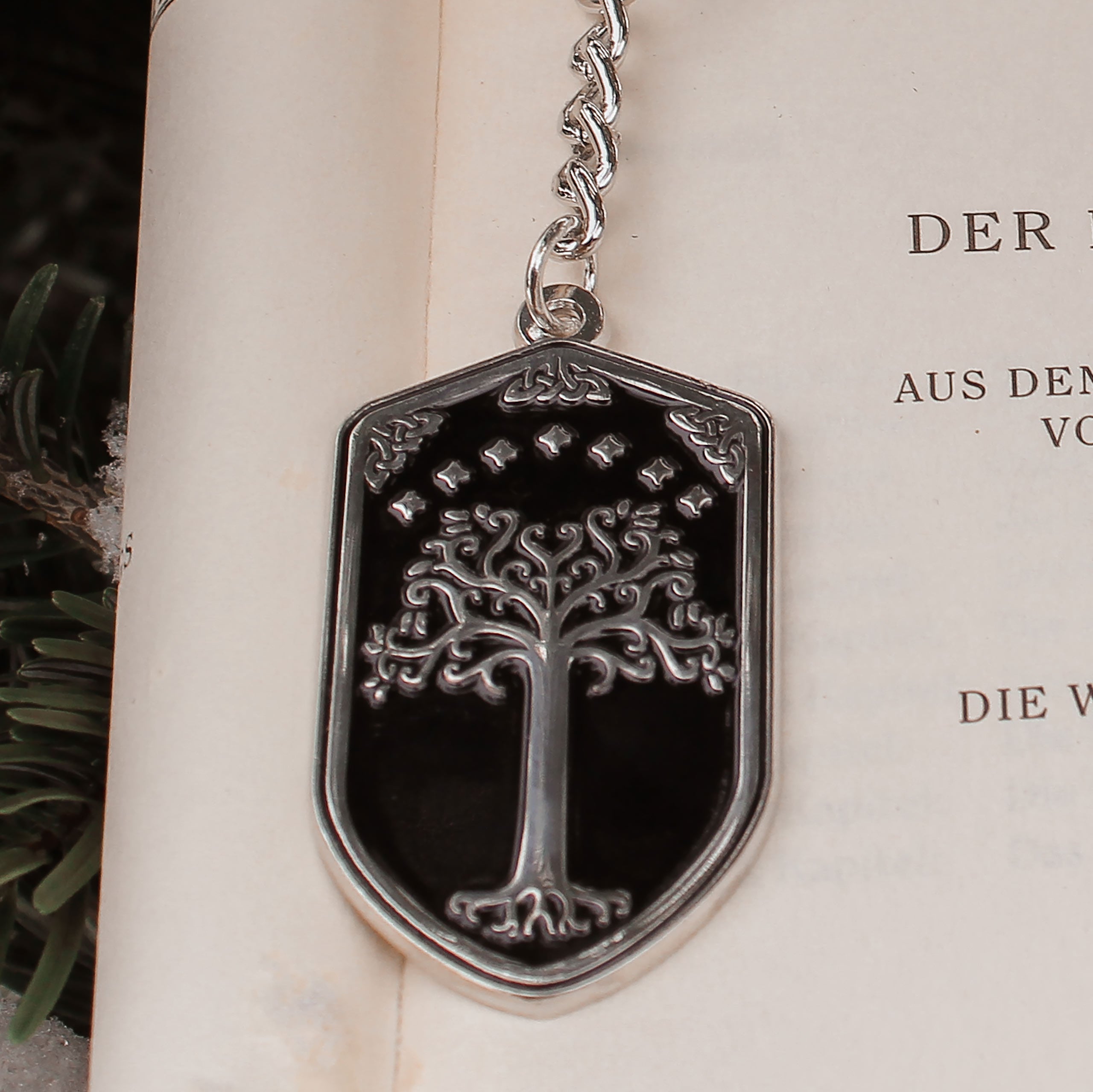 Image produit Porte-clés Arbre Blanc de Gondor - Le Seigneur des Anneaux