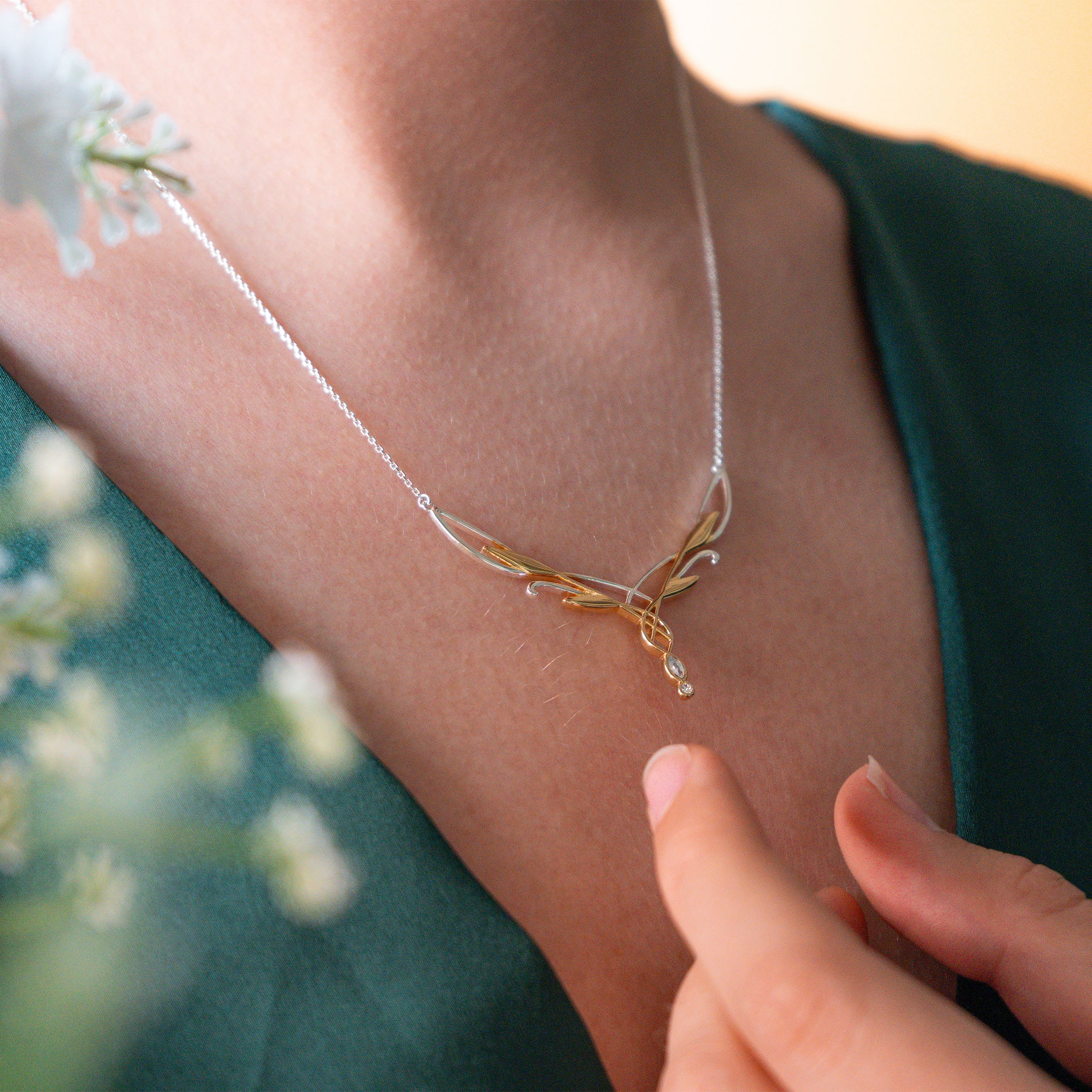 Image produit Collier Diadème Galadriel en Argent 925 - Le Seigneur des Anneaux