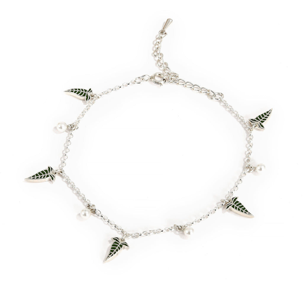 Image produit Bracelet Feuille Elfique en Argent 925 - Le Seigneur des Anneaux