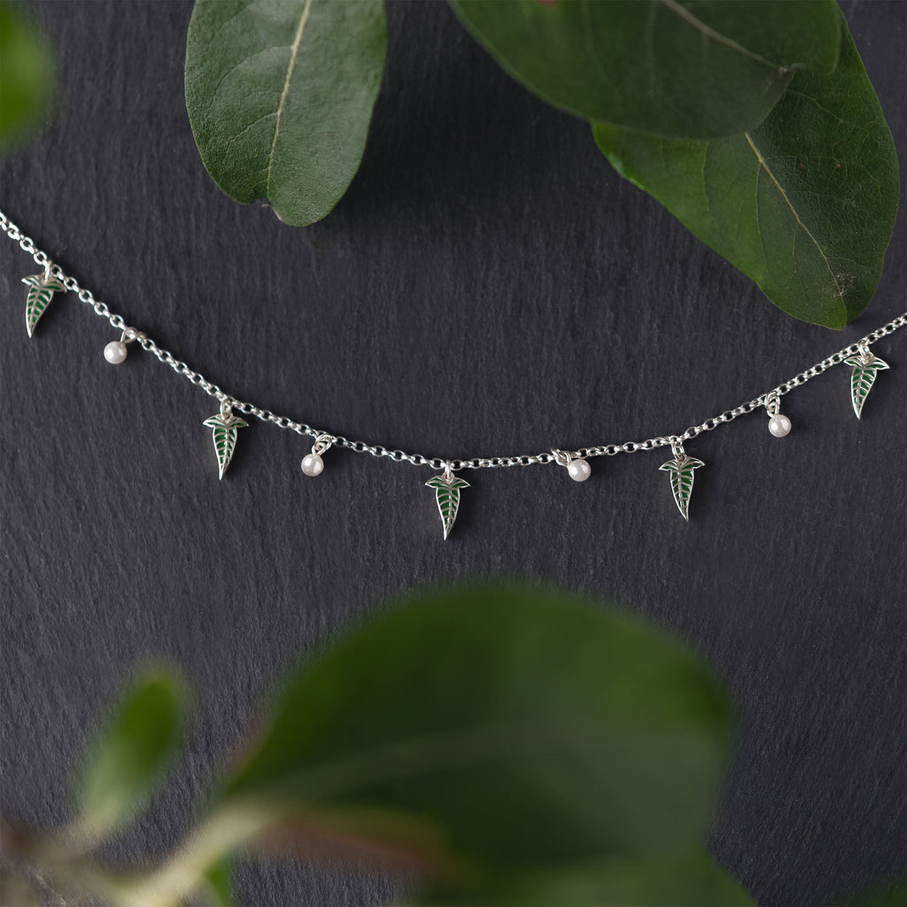 Image produit Bracelet Feuille Elfique en Argent 925 - Le Seigneur des Anneaux
