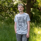 Image produit Dragons - T-shirt croquis Fureur Nocturne gris