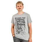 Image produit Dragons - T-shirt croquis Fureur Nocturne gris