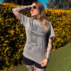Image produit Dragons - T-shirt croquis Fureur Nocturne gris