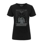 Image produit Dragons - T-shirt Femme Night Fury Noir