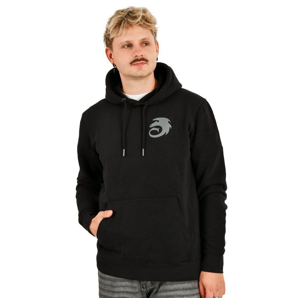Image produit Dragons - Sweat à capuche Night Fury Legend noir