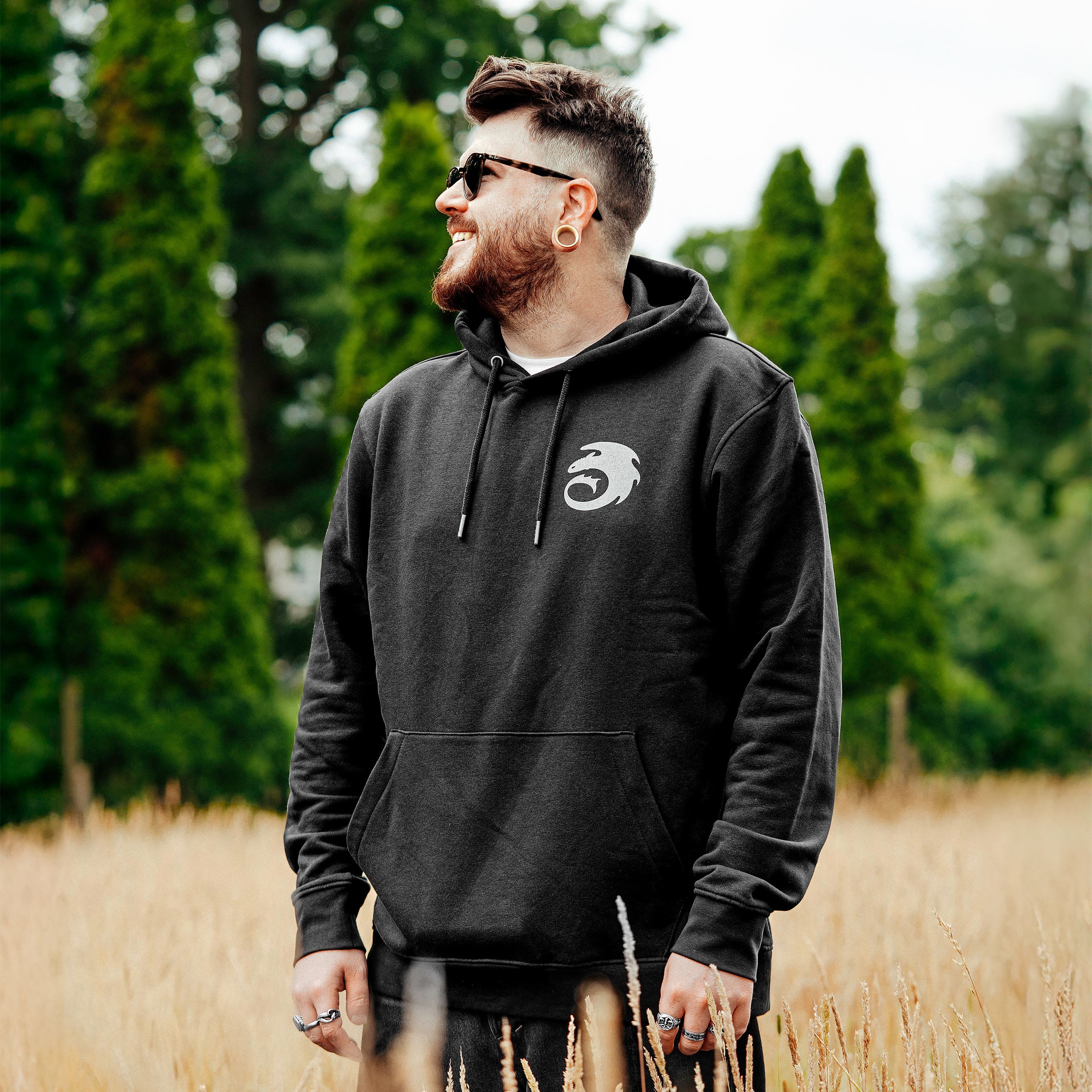 Image produit Dragons - Sweat à capuche Night Fury Legend noir