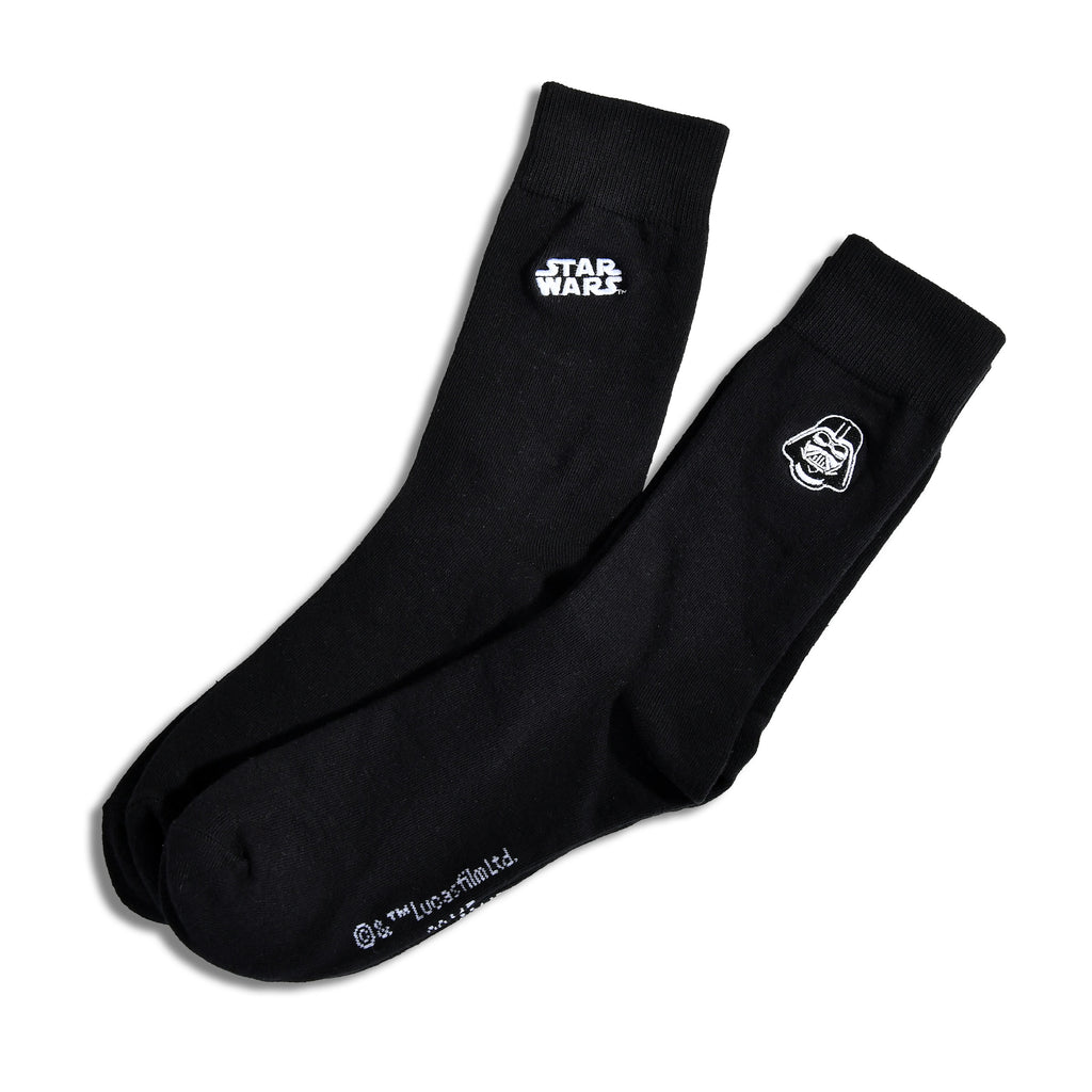 Image produit Star Wars - Lot de 2 paires de chaussettes logo Dark Vador noir
