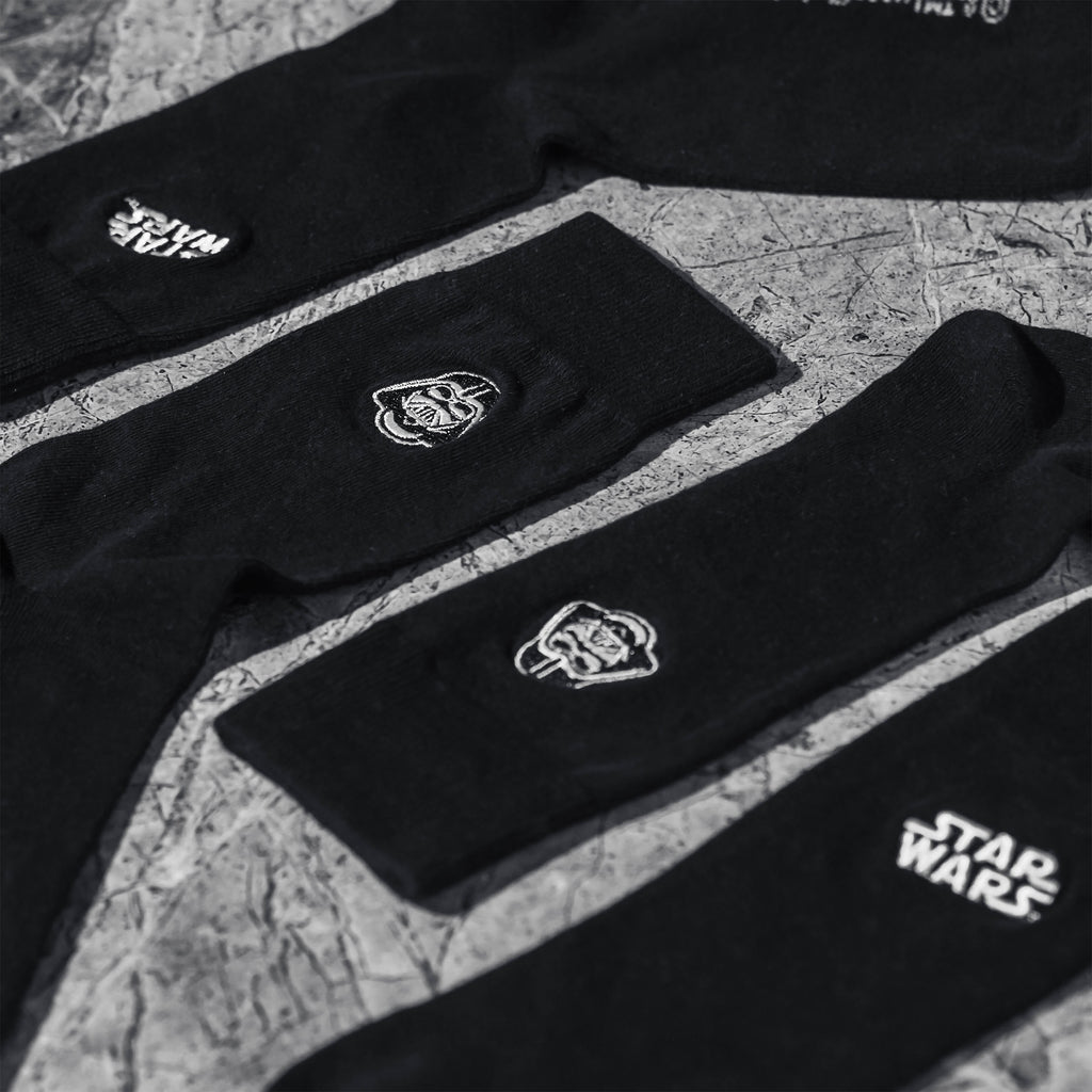Image produit Star Wars - Lot de 2 paires de chaussettes logo Dark Vador noir