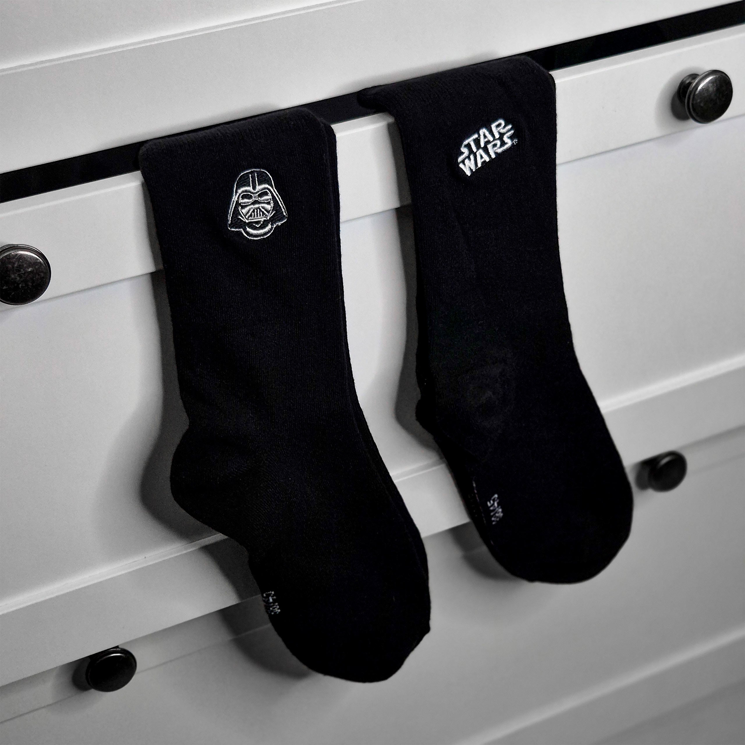 Image produit Star Wars - Lot de 2 paires de chaussettes logo Dark Vador noir