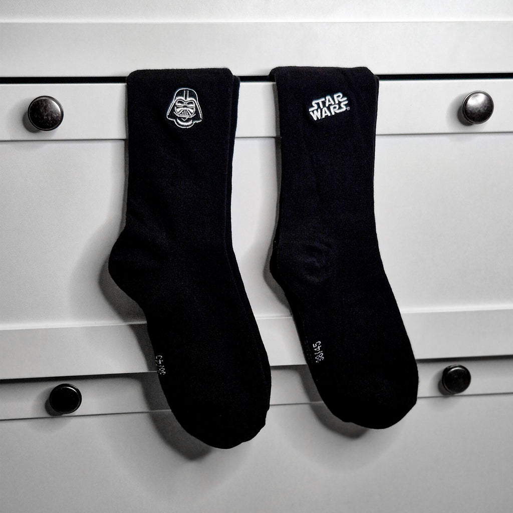 Image produit Star Wars - Lot de 2 paires de chaussettes logo Dark Vador noir