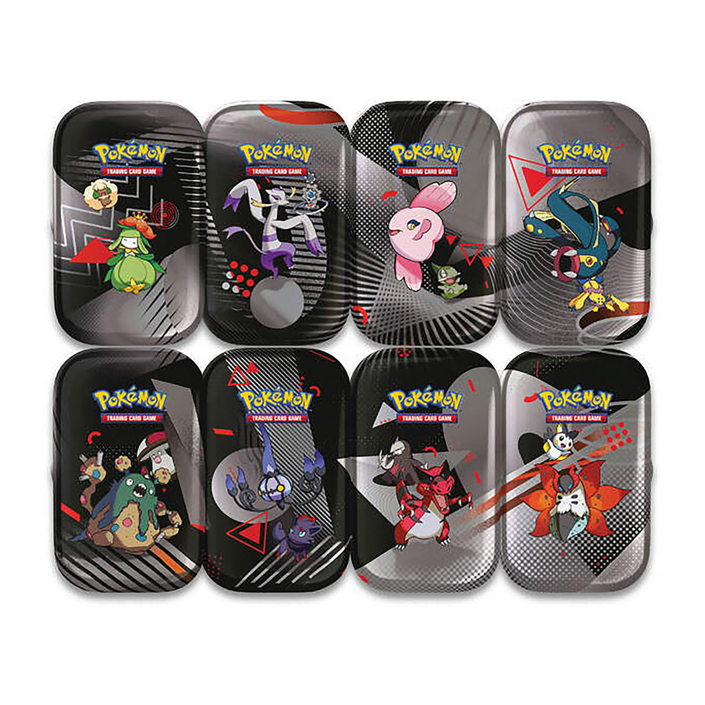 Image produit Pokemon - Éclairs Noirs & Flamme Blanche Cartes à Collectionner Tin Box 8-Display