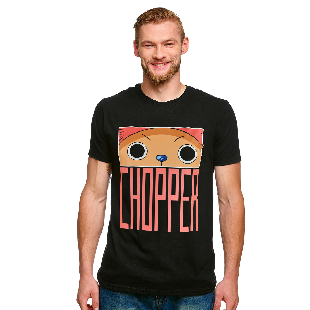 Image produit One Piece - T-Shirt Tony Chopper Eyes noir