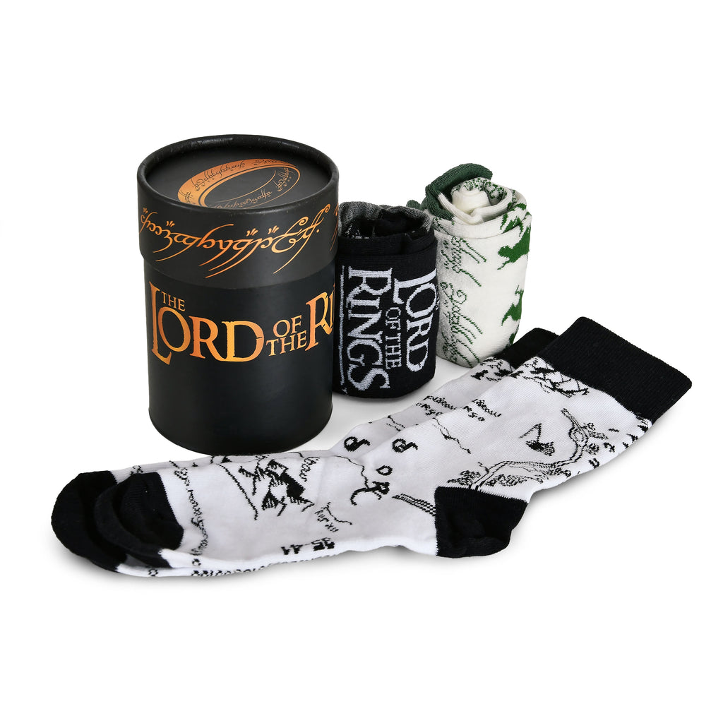 Image produit Le Seigneur des Anneaux - Les Compagnons chaussettes lot de 3 dans une boîte cadeau