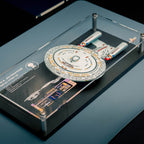 Image produit Plaque murale Enterprise NCC-1701-D avec réplique de modèle - Star Trek
