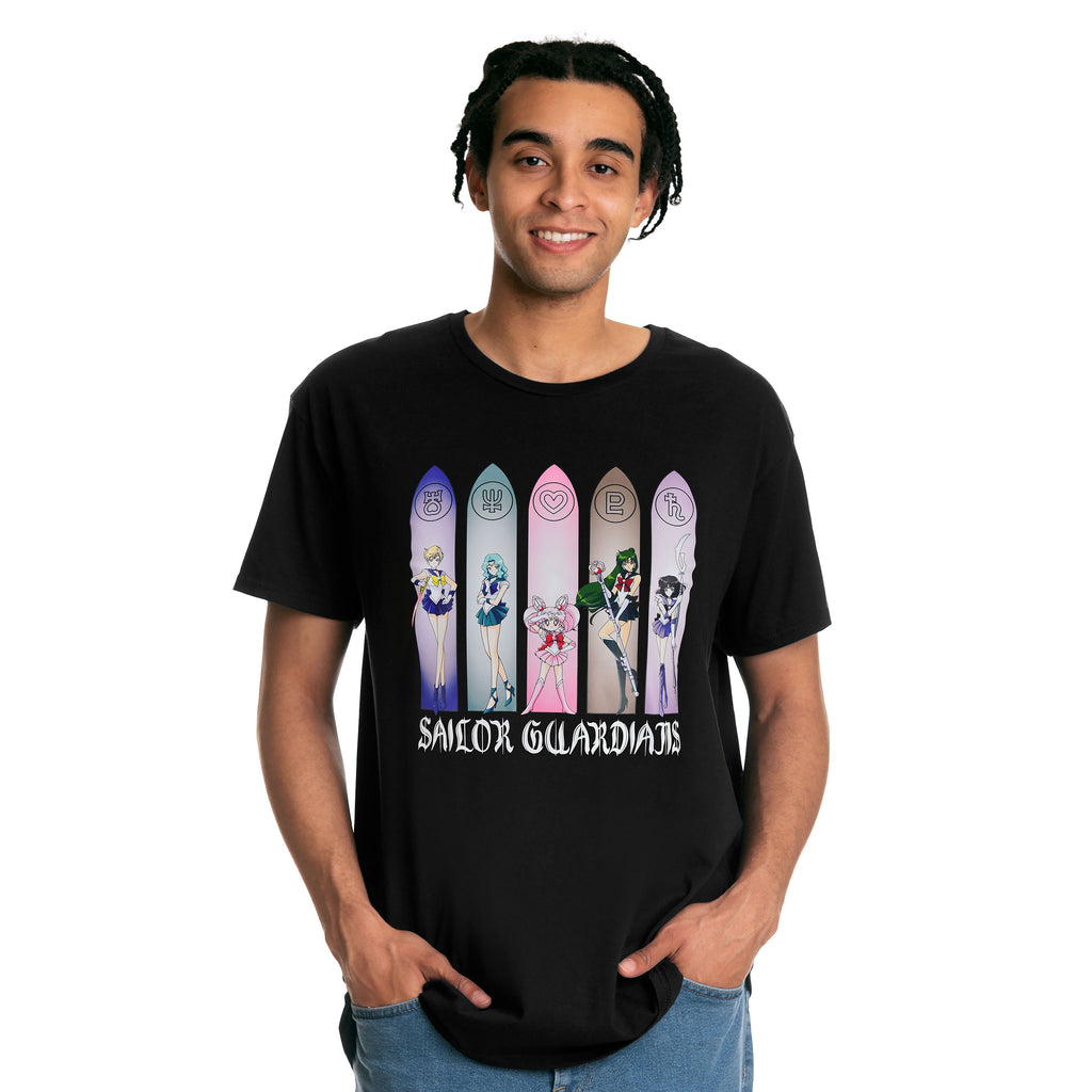 Image produit Sailor Moon - Sailor Guardians Outer Senshi T-shirt noir