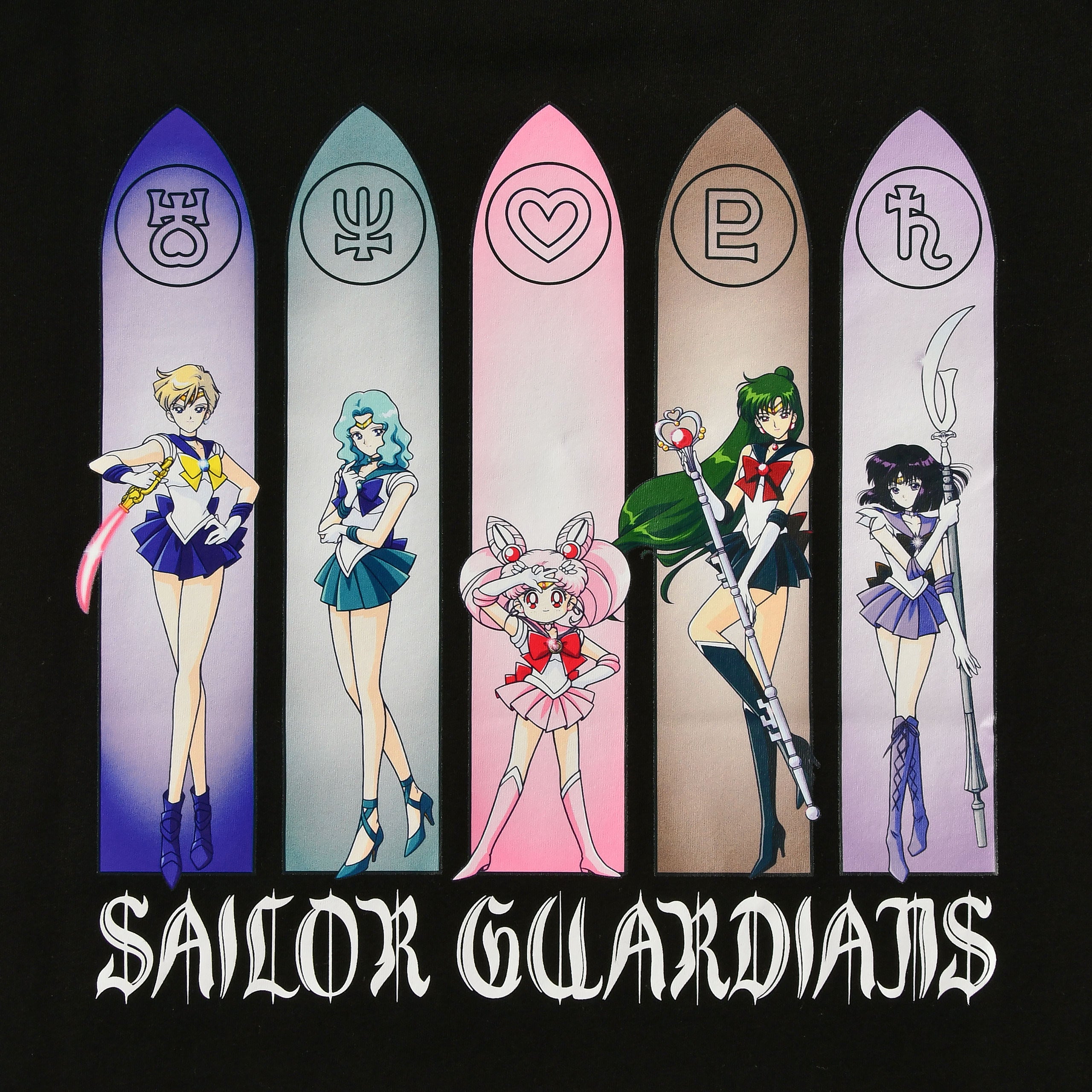 Image produit Sailor Moon - Sailor Guardians Outer Senshi T-shirt noir