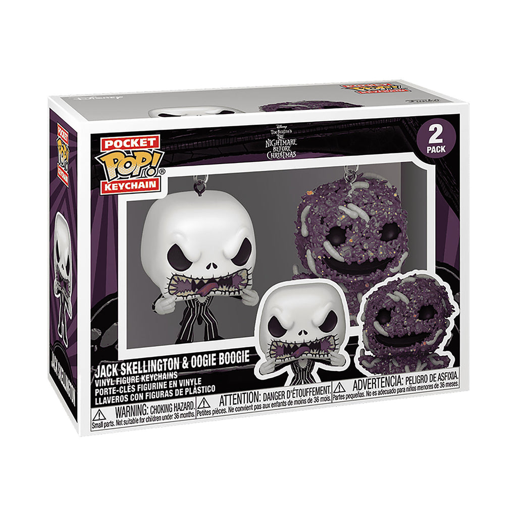 Image produit Nightmare Before Christmas - Porte-clés Funko Pop Jack et Oogie, lot de 2