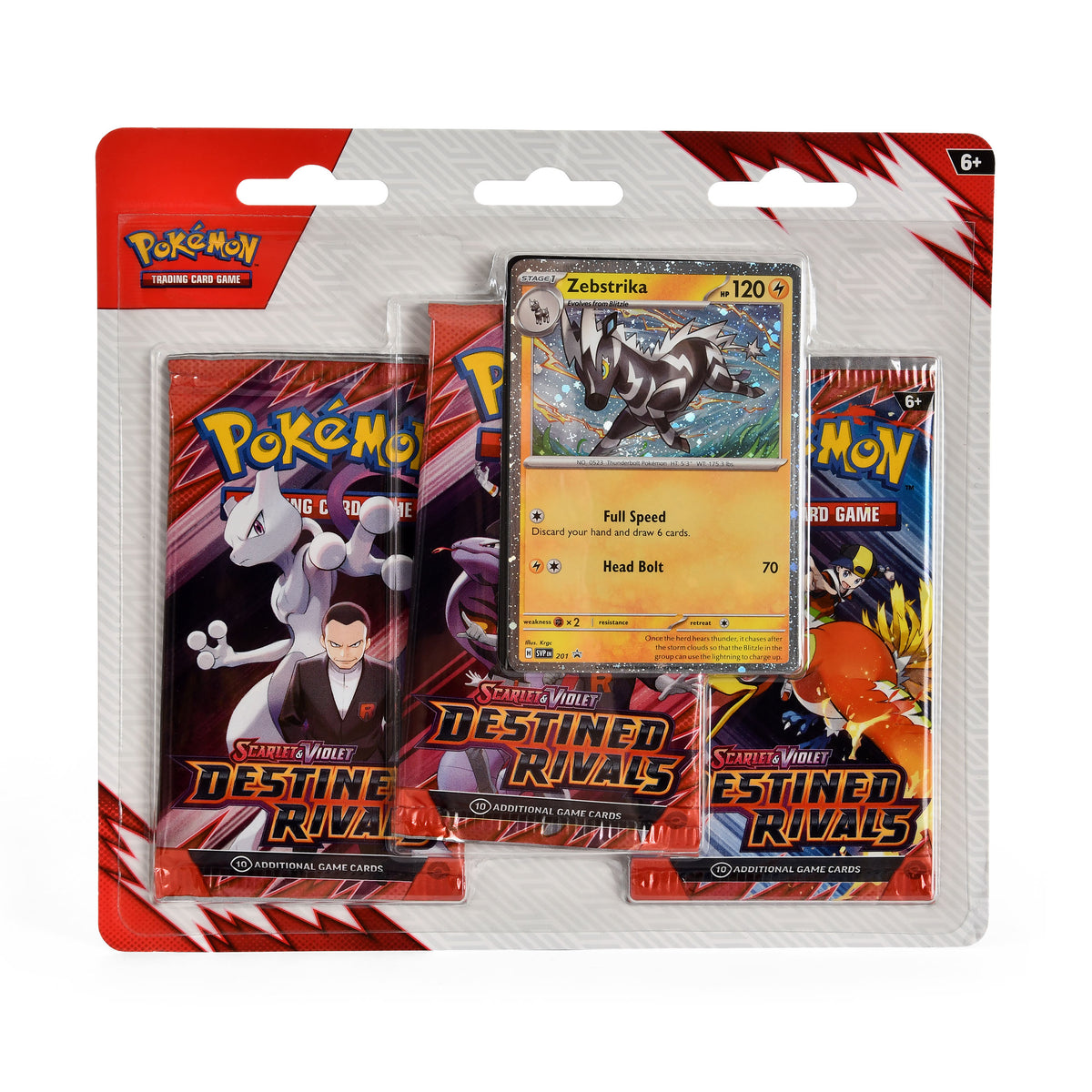 Image produit Pokemon - Scarlet & Violet Rivaux Destinés Booster 3-Pack