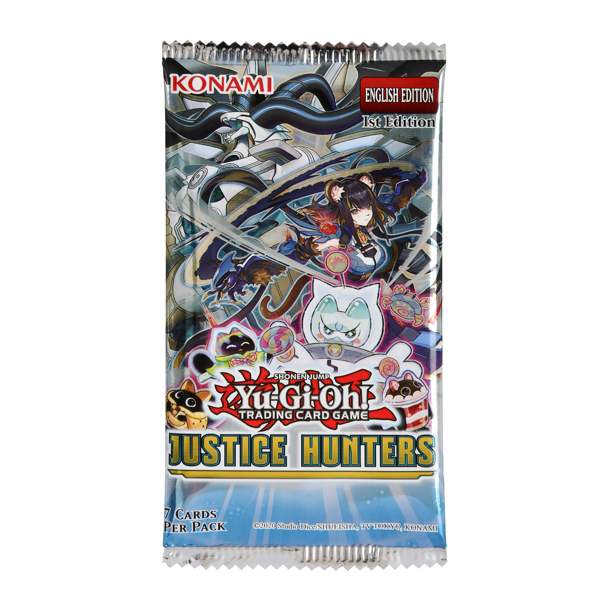 Image produit Yu-Gi-Oh! - Booster de cartes Justice Hunters Version anglaise