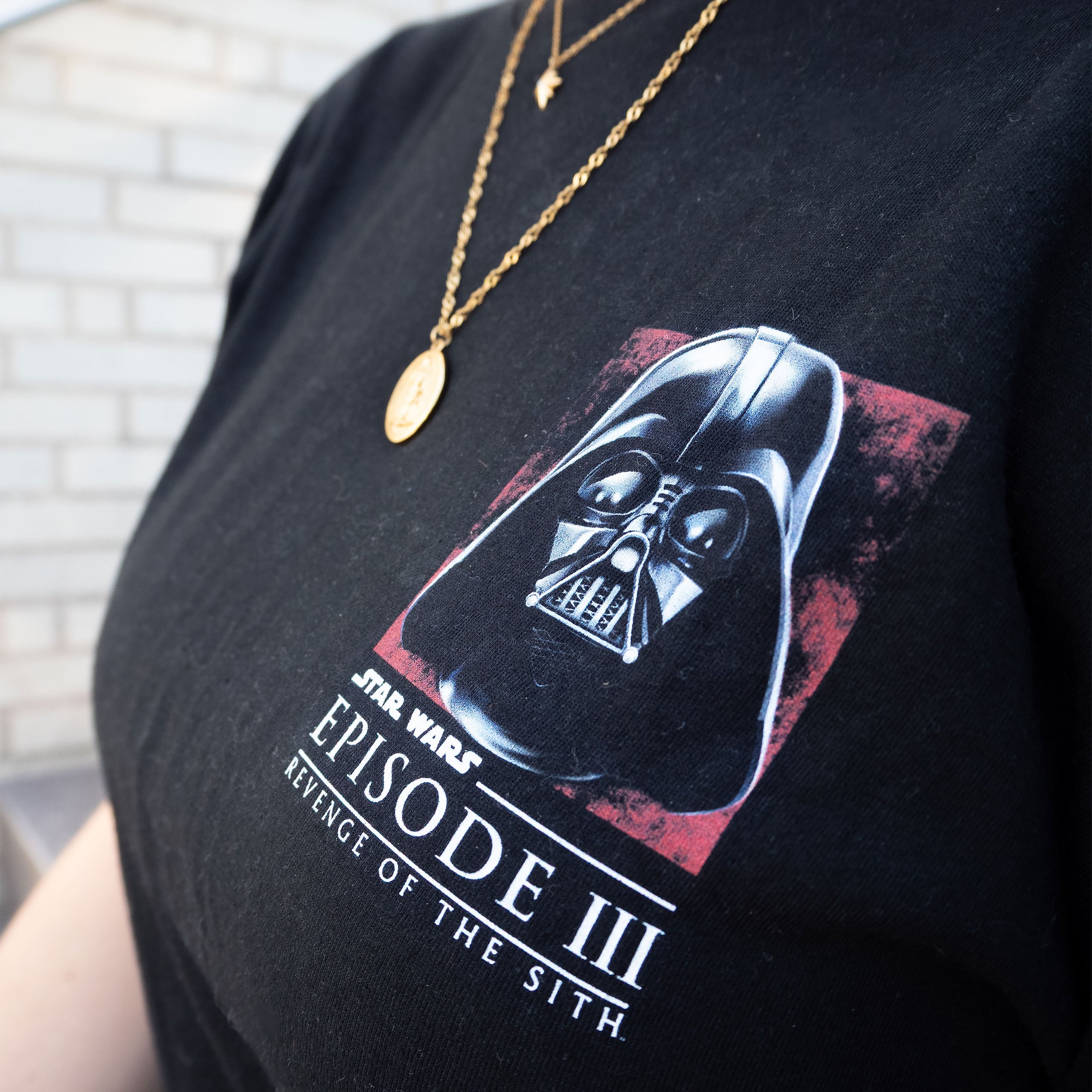 Image produit Star Wars - T-shirt Poster Dark Vador Épisode III Noir