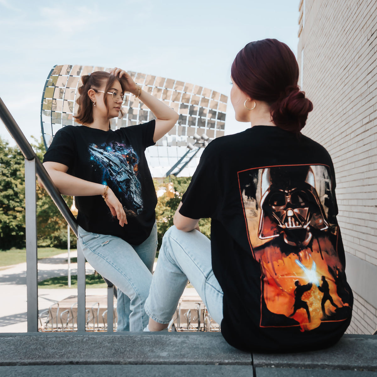 Image produit Star Wars - T-shirt Poster Dark Vador Épisode III Noir