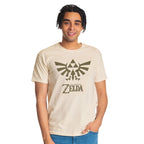 Image produit Zelda - T-shirt logo iconique beige