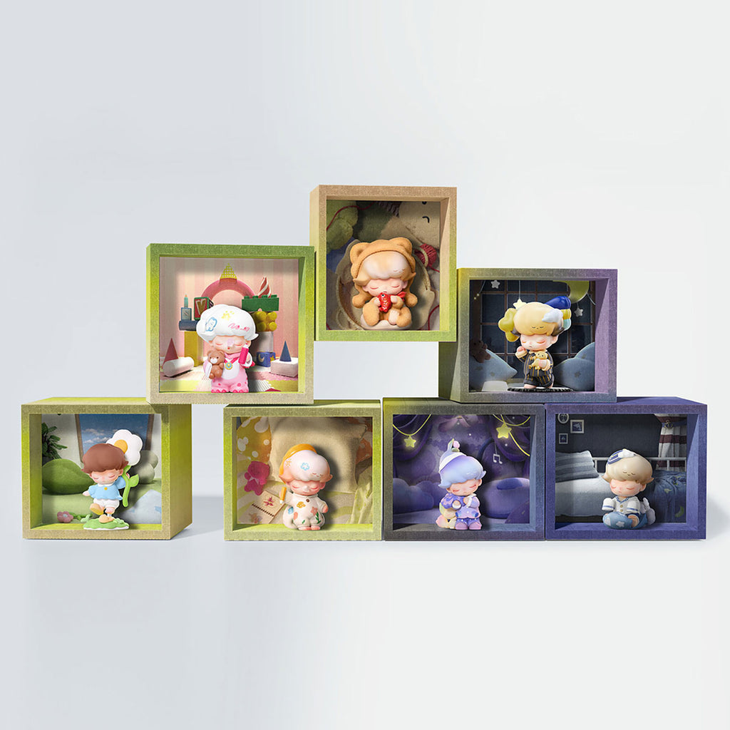 Image produit Dimoo - Weaving Wonders POP MART Figurines Mystères Display 12-Pack