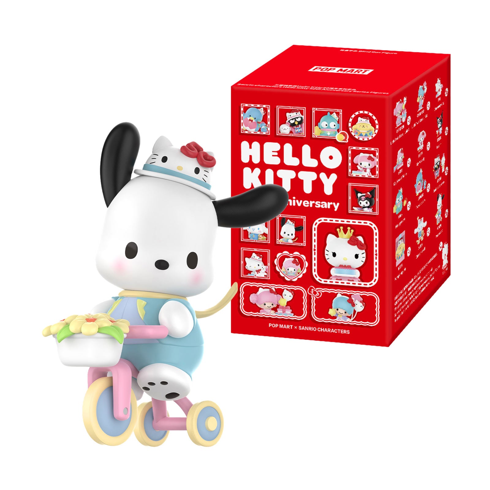 Image produit Sanrio - Personnages Hello Kitty 50e Anniversaire Série POP MART Figurine Mystère
