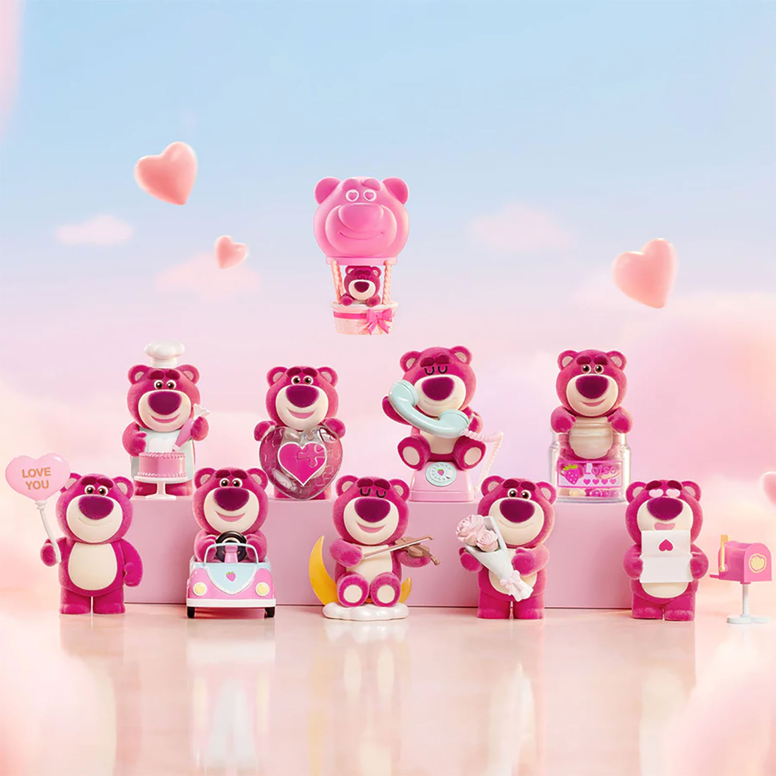 Image produit Disney - Lotso Wondrous Rendezvous Series POP MART Figurines Mystères 9-Pack Display
