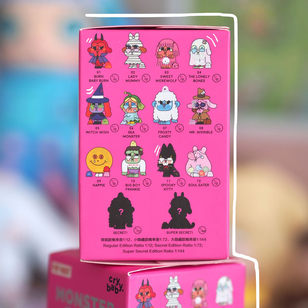 Image produit CryBaby - Série Monster Tears POP MART Figurine Mystère