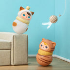 Image produit Pucky - Série Roly-Poly Kitty POP MART Figurine Mystère