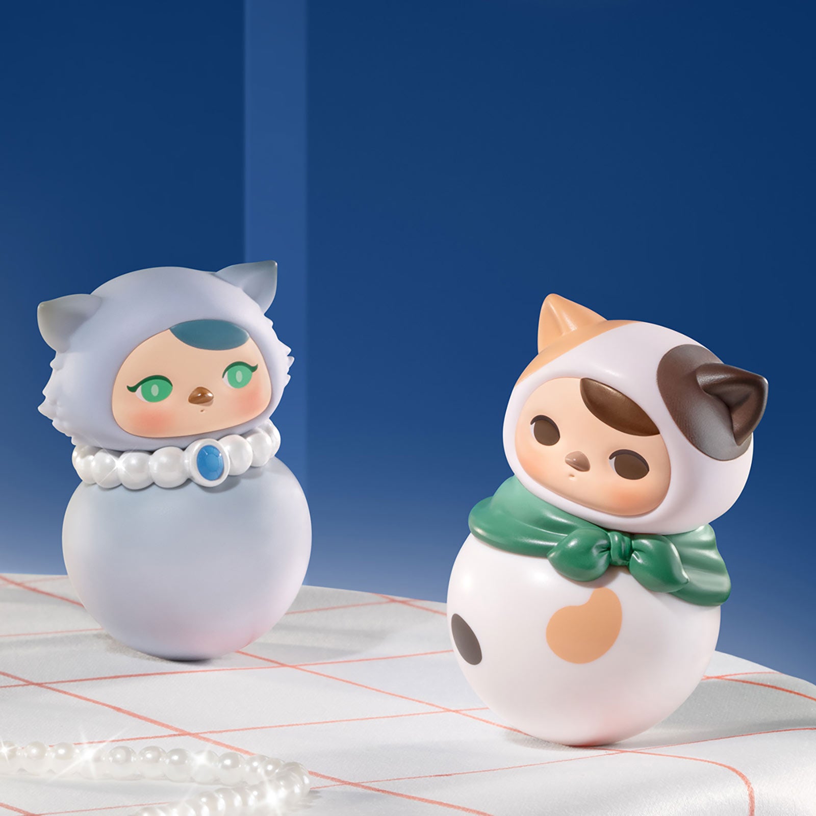 Image produit Pucky - Série Roly-Poly Kitty POP MART Figurine Mystère