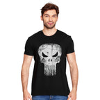 Image produit Punisher - T-shirt noir avec logo Skull Distress